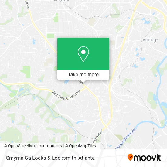 Smyrna Ga Locks & Locksmith map