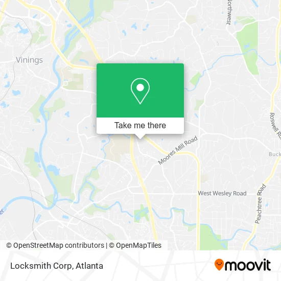 Locksmith Corp map