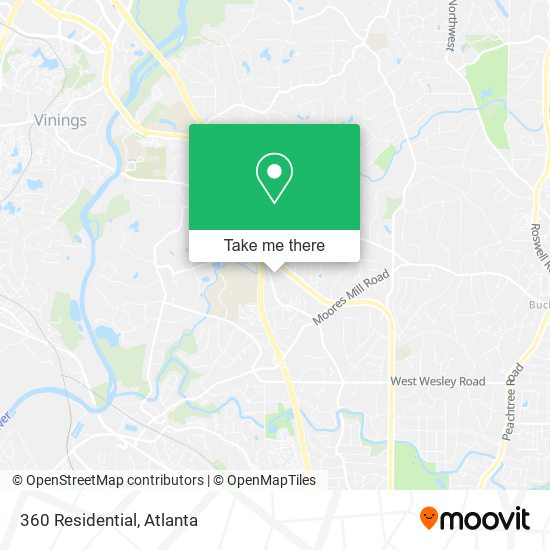 Mapa de 360 Residential