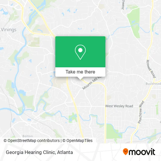 Georgia Hearing Clinic map