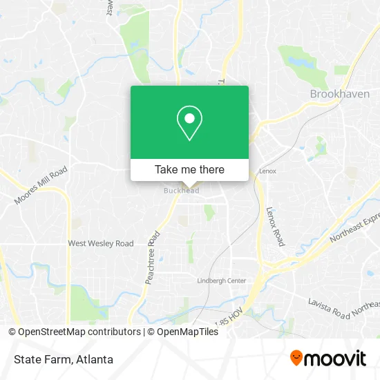 Mapa de State Farm