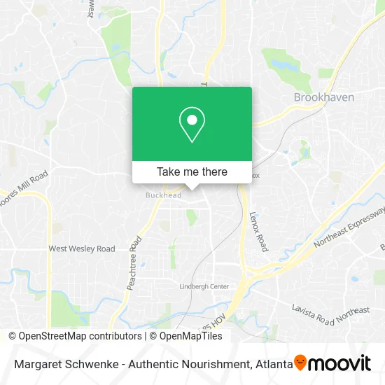 Margaret Schwenke - Authentic Nourishment map