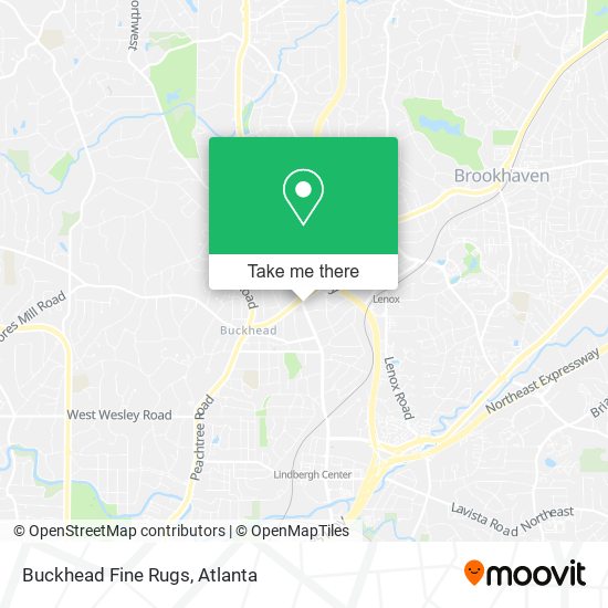 Mapa de Buckhead Fine Rugs