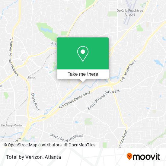 Total by Verizon map