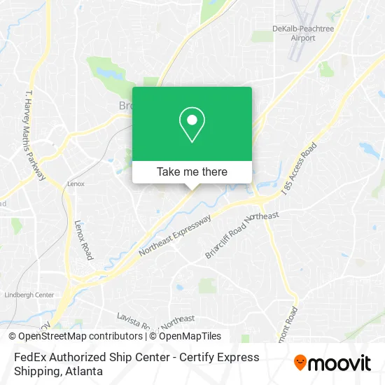 FedEx Authorized Ship Center - Certify Express Shipping map