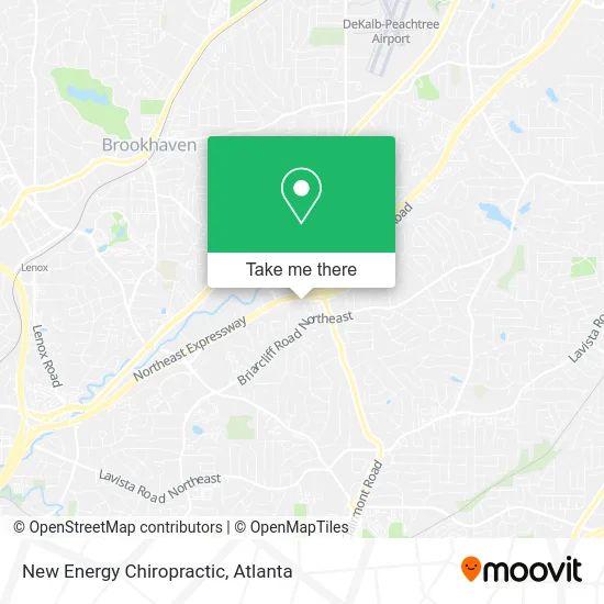 New Energy Chiropractic map