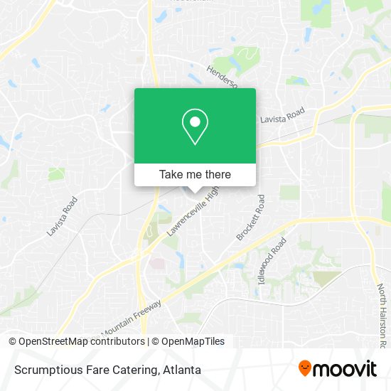 Scrumptious Fare Catering map