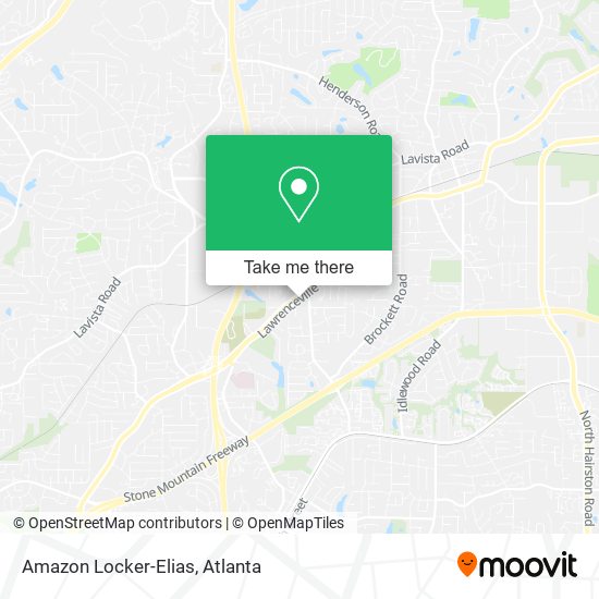 Mapa de Amazon Locker-Elias