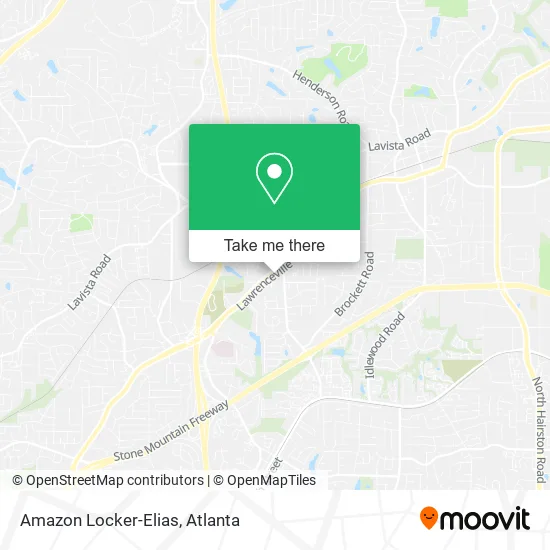 Amazon Locker-Elias map