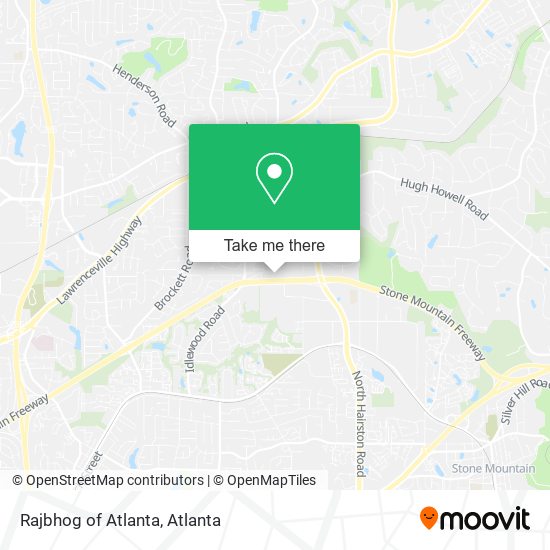 Rajbhog of Atlanta map