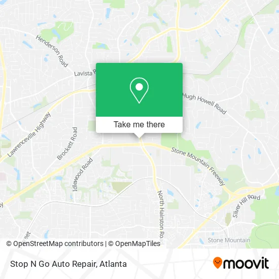 Mapa de Stop N Go Auto Repair