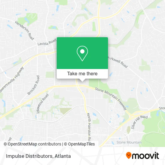 Mapa de Impulse Distributors