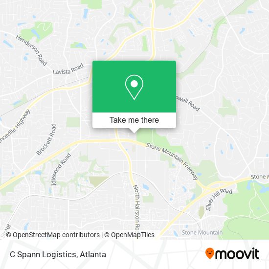 C Spann Logistics map