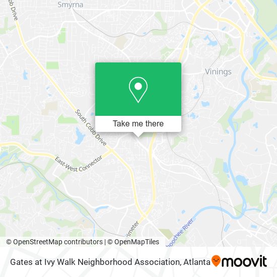 Gates at Ivy Walk Neighborhood Association map