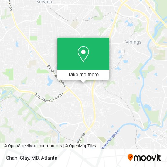 Shani Clay, MD map