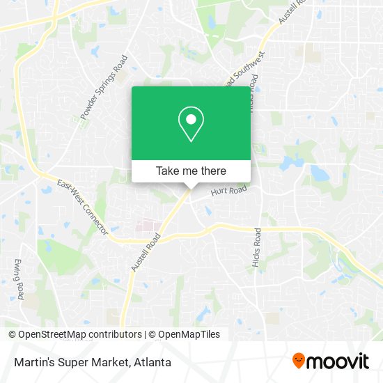 Mapa de Martin's Super Market
