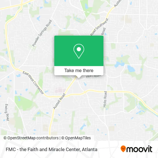 FMC - the Faith and Miracle Center map