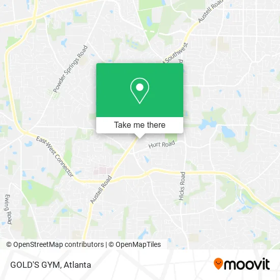 GOLD'S GYM map