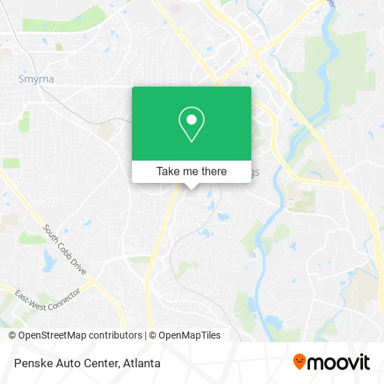 Mapa de Penske Auto Center
