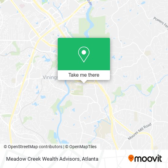 Mapa de Meadow Creek Wealth Advisors