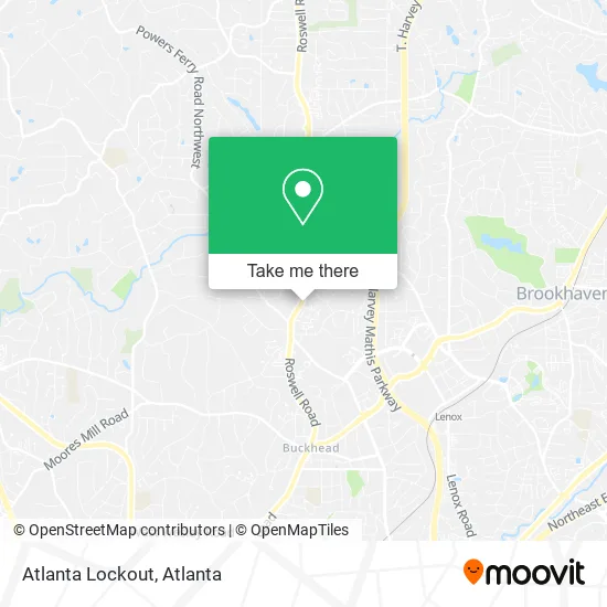 Atlanta Lockout map