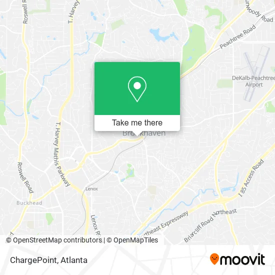 ChargePoint map