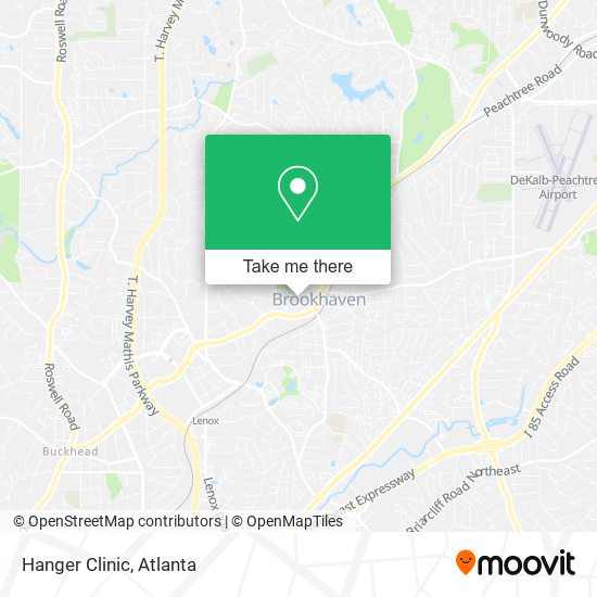 Mapa de Hanger Clinic