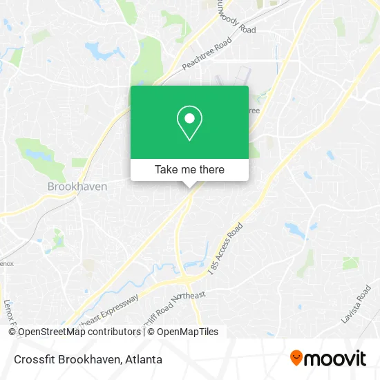 Mapa de Crossfit Brookhaven