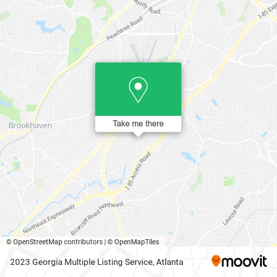 2023 Georgia Multiple Listing Service map