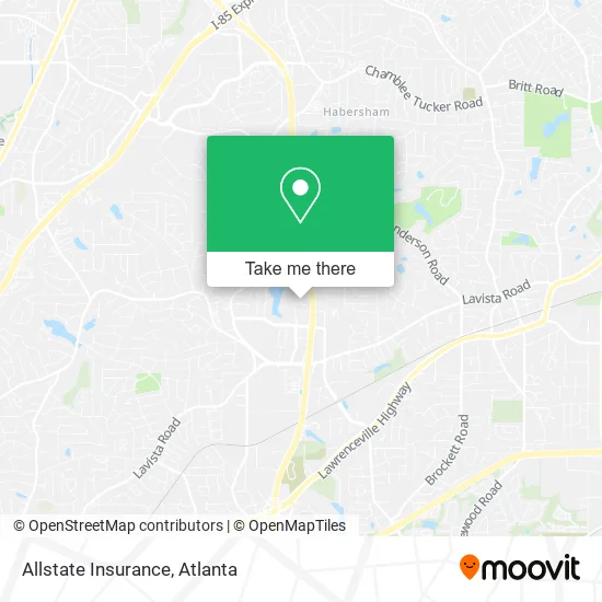Allstate Insurance map