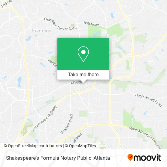 Shakespeare's Formula Notary Public map