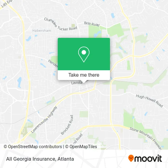 All Georgia Insurance map