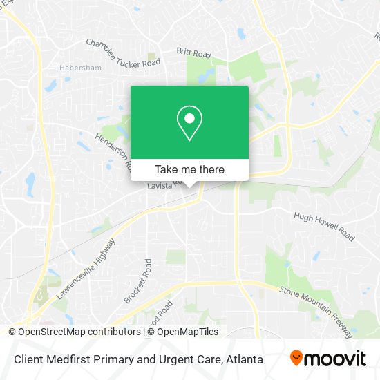 Client Medfirst Primary and Urgent Care map