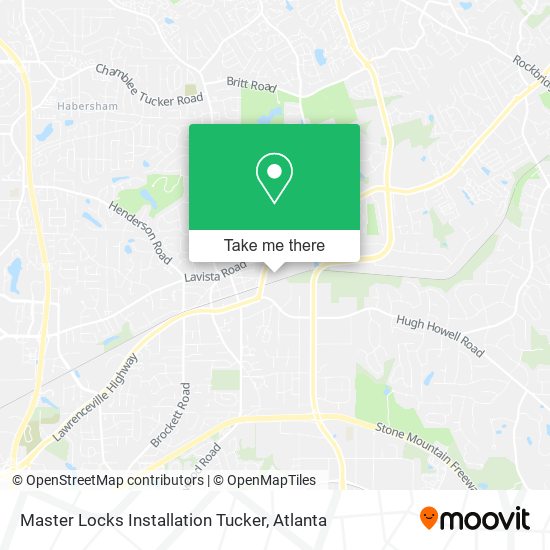 Master Locks Installation Tucker map