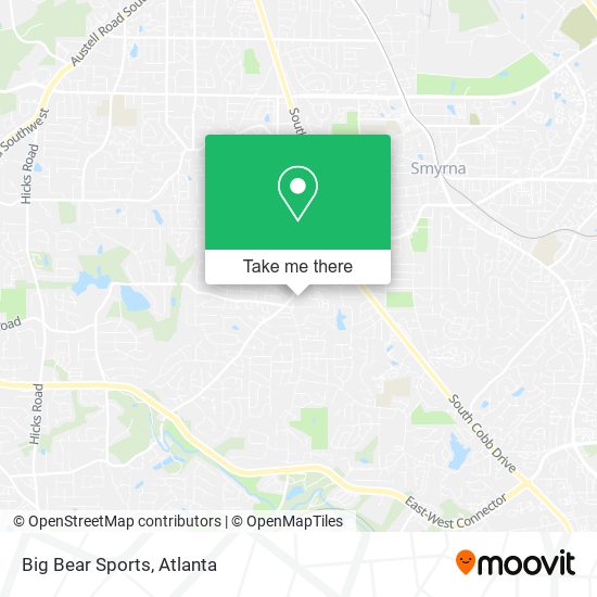 Big Bear Sports map