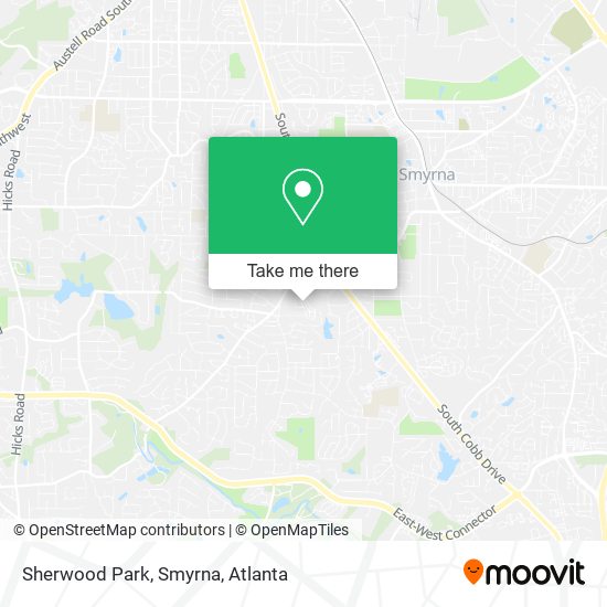 Sherwood Park, Smyrna map