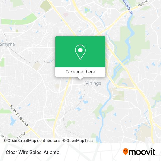 Clear Wire Sales map