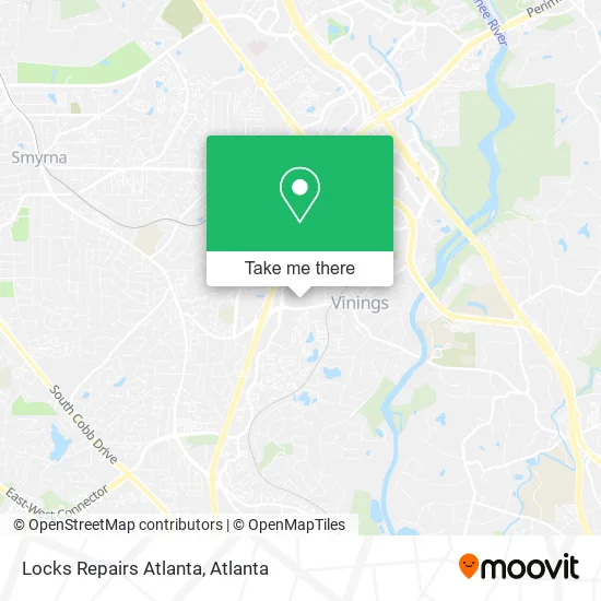 Locks Repairs Atlanta map