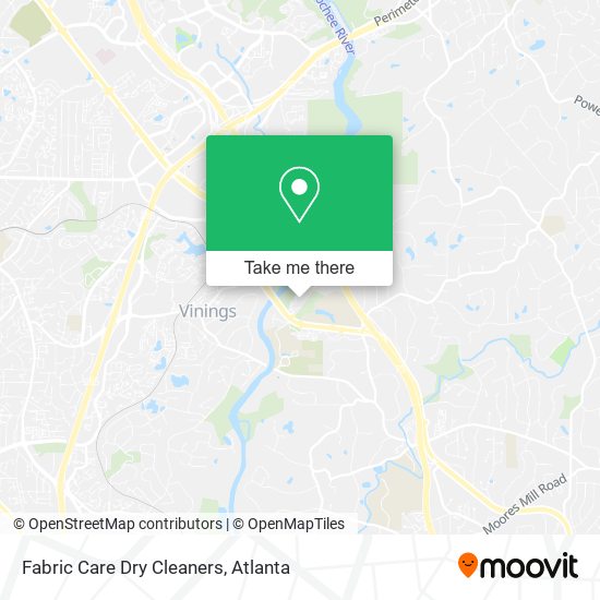 Mapa de Fabric Care Dry Cleaners