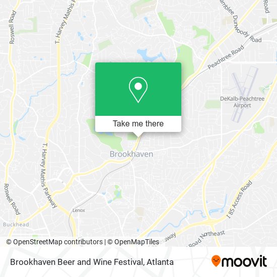 Brookhaven Beer and Wine Festival map