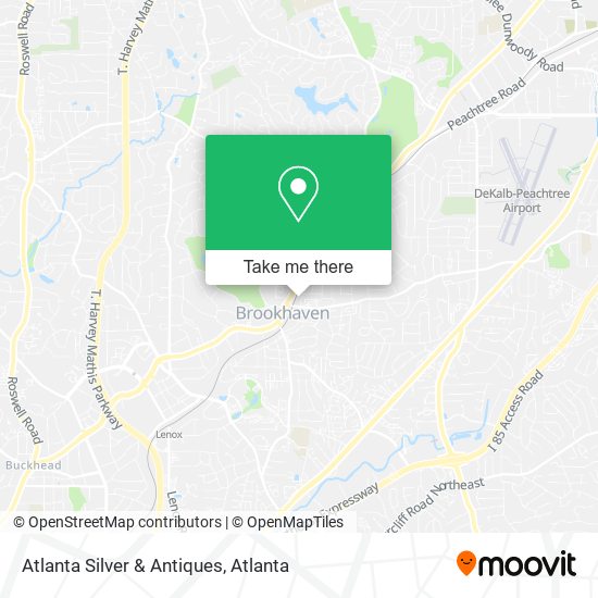 Mapa de Atlanta Silver & Antiques