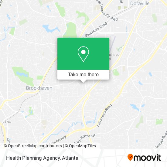 Health Planning Agency map