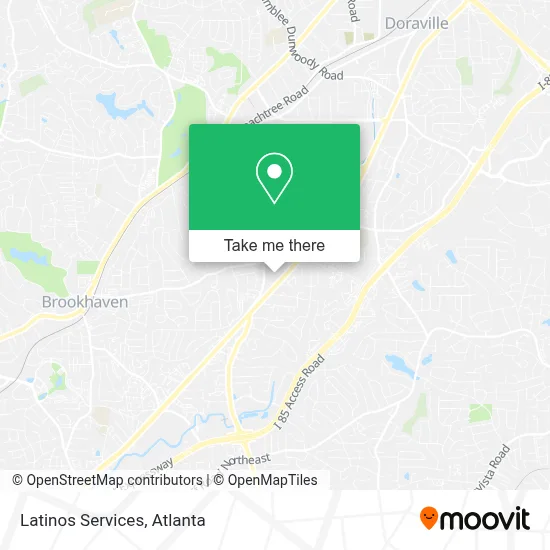 Latinos Services map