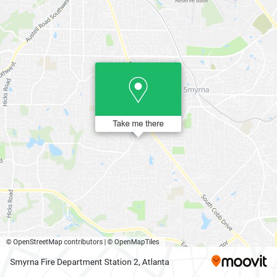 Smyrna Fire Department Station 2 map