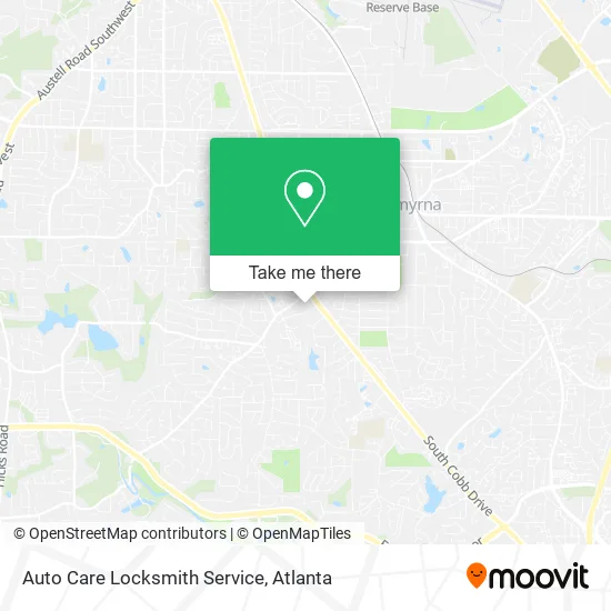 Mapa de Auto Care Locksmith Service