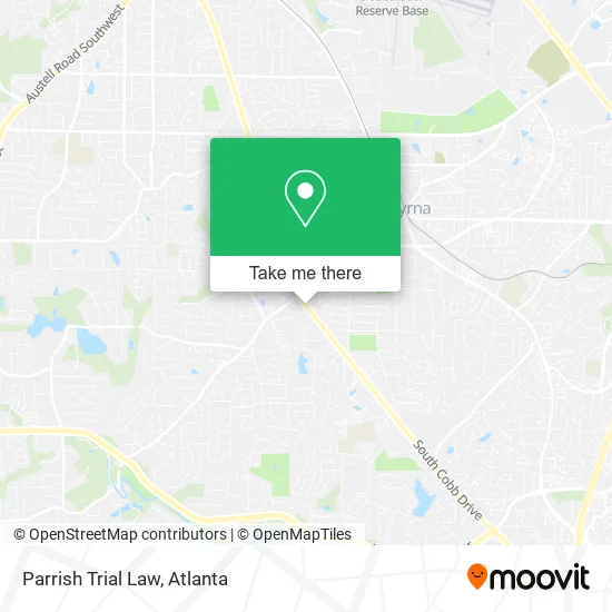 Parrish Trial Law map