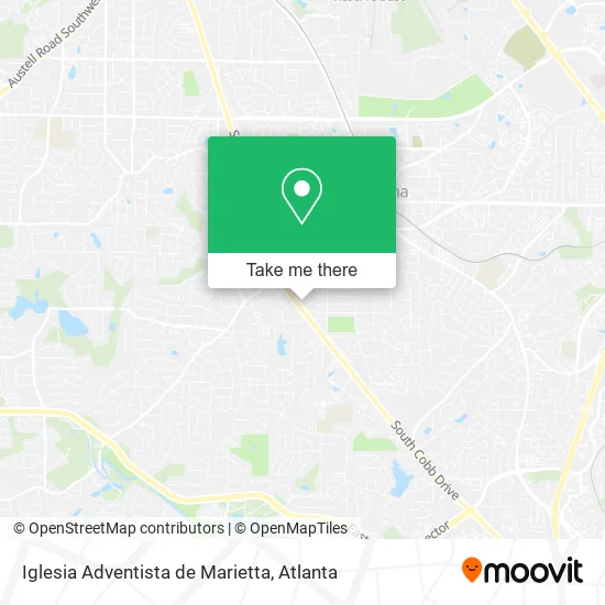 Iglesia Adventista de Marietta map