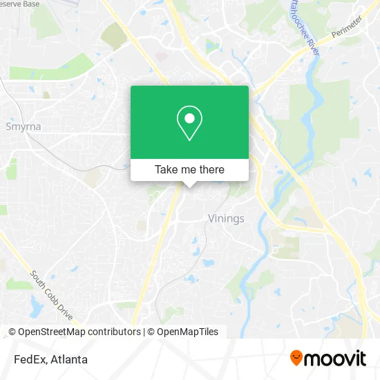 Mapa de FedEx