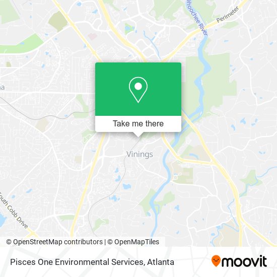 Mapa de Pisces One Environmental Services