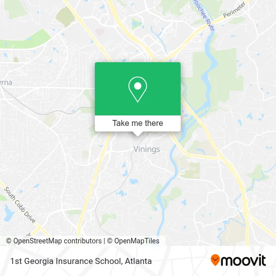 1st Georgia Insurance School map
